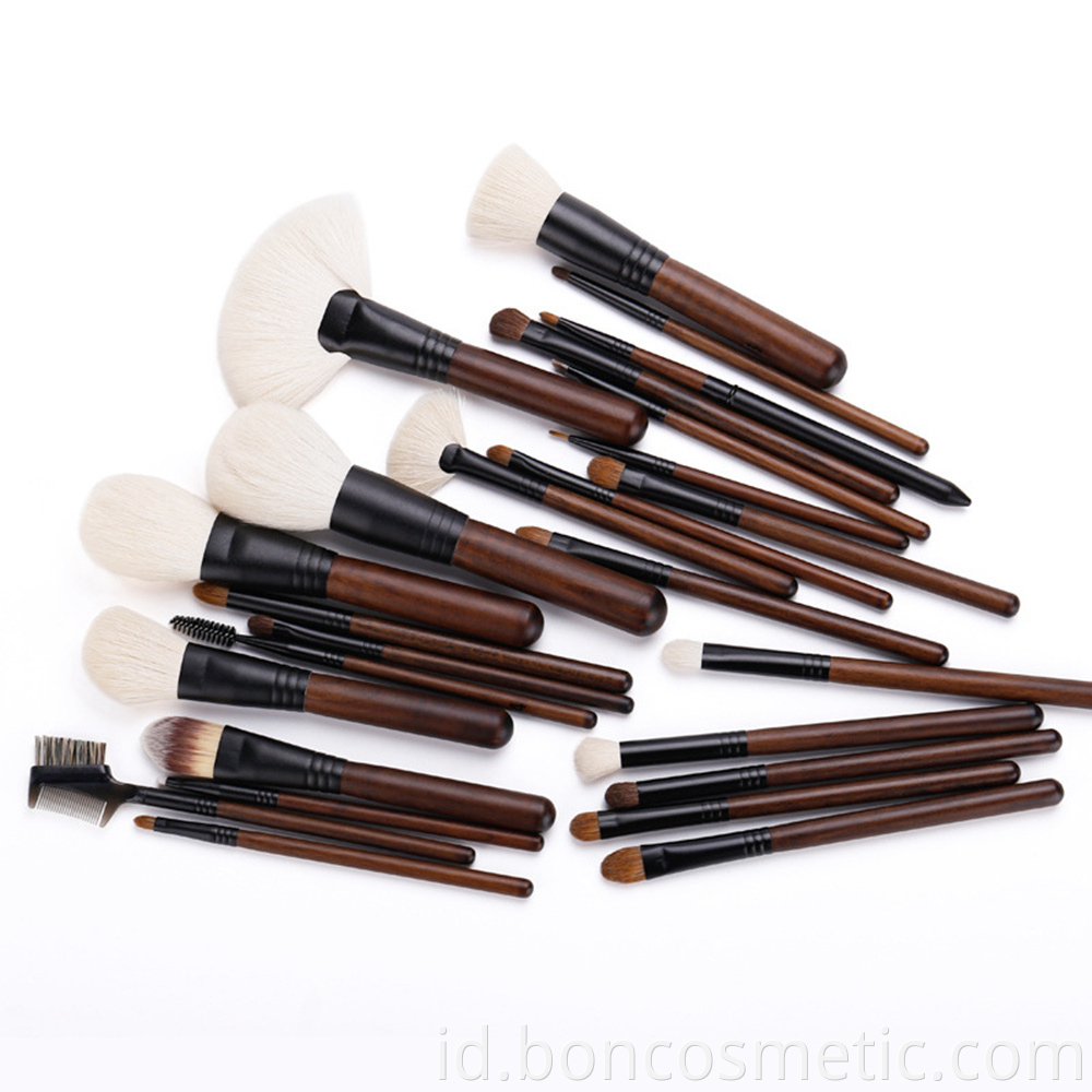 Professional makeup brush set